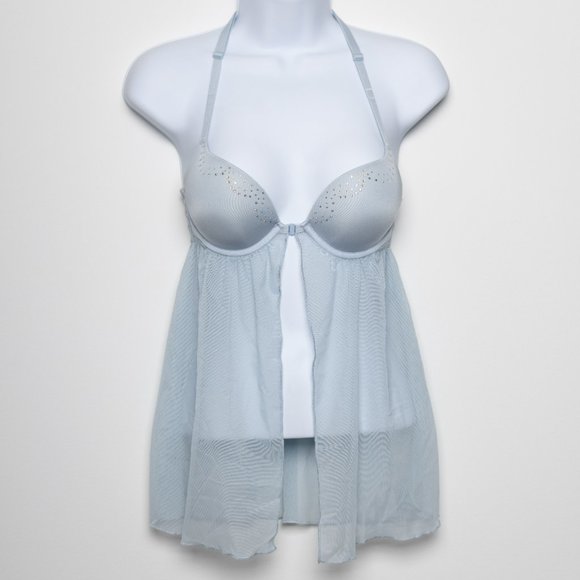 La Senza in XS Baby Doll Lingerie (Light blue) - Picture 1 of 5